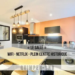 Appartement Le Salle - Confort - Wifi - Centre Historique - Entree Autonome, Quimper